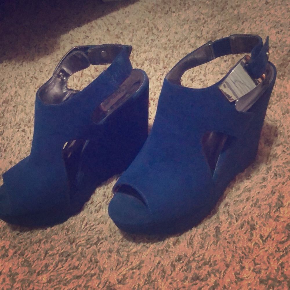 Blue wedges
